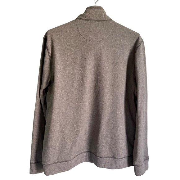 IZOD Quarter Zip Gray Long Sleeve Top Men's Medium NEW - Picture 6 of 8